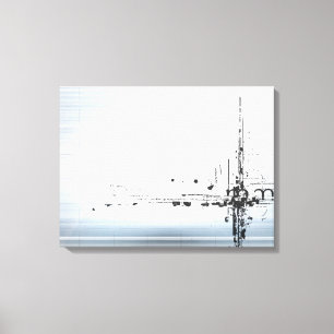 Impressão Em Tela Desenhos abstratos na grade