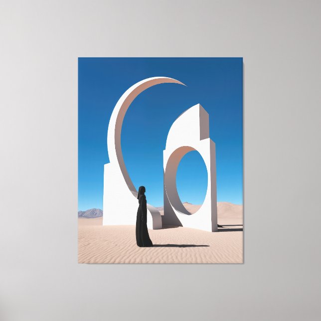 Impressão Em Tela Desert Arcana: Sussurro do Cosmos (Frente)