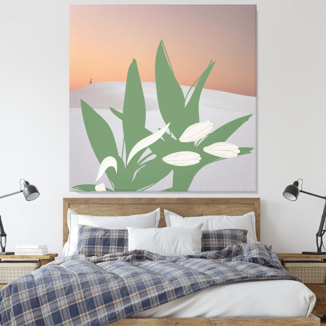 Impressão Em Tela Desert Bloom (Insitu(Quarto))