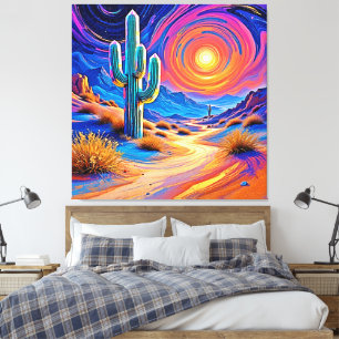 Impressão Em Tela Desert Sunset Glow