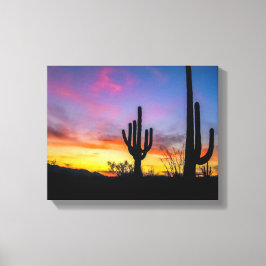 Impressão Em Tela Deserto de 2034-2-Arizona ao pôr do sol