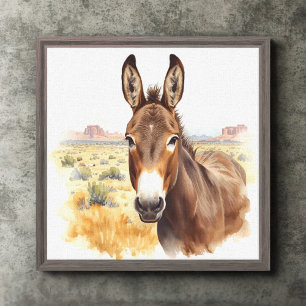 Impressão Em Tela Deserto Russo de Donkey Sudoeste