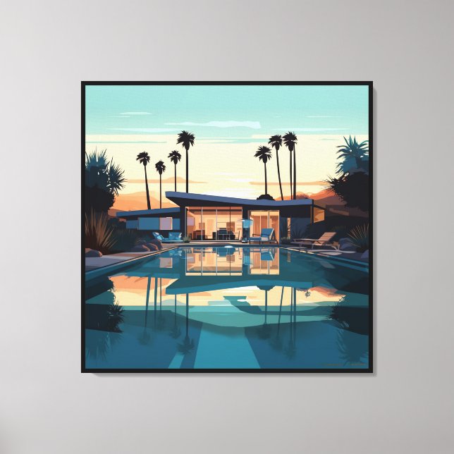 IMPRESSÃO EM TELA DESERTO VIVENDO #5 (Frente)