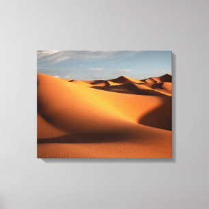 Impressão Em Tela Desertos   Erg Chebbi Dunes Marrocos