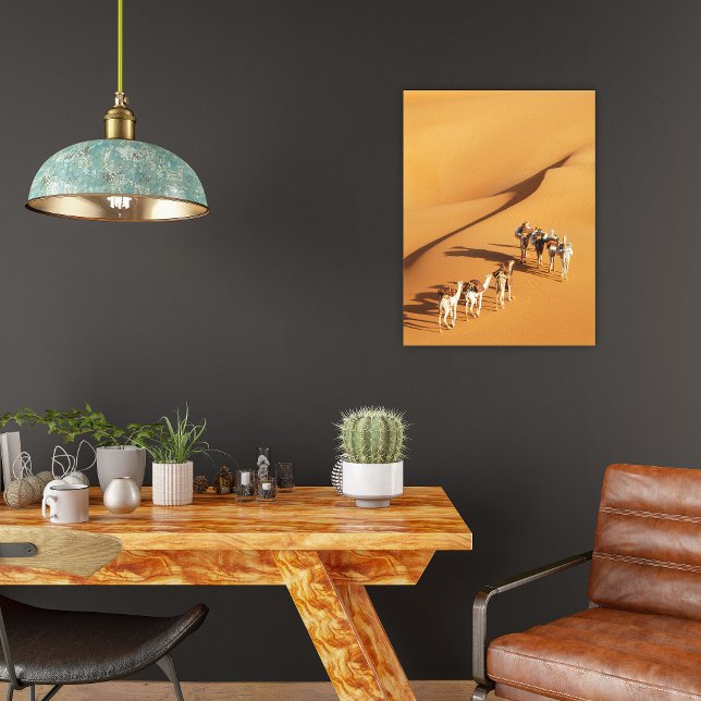 Impressão Em Tela Desertos | Tuareg Walk com Camels (Criador carregado)