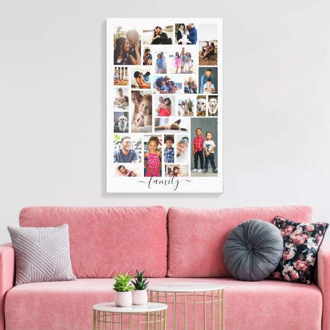 Impressão Em Tela Design a sua foto personalizada feita personalizad (Insitu(Sala de estar))