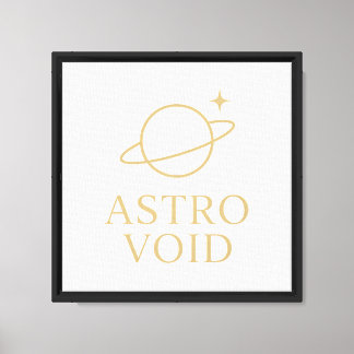 Impressão Em Tela Design AstroVoid