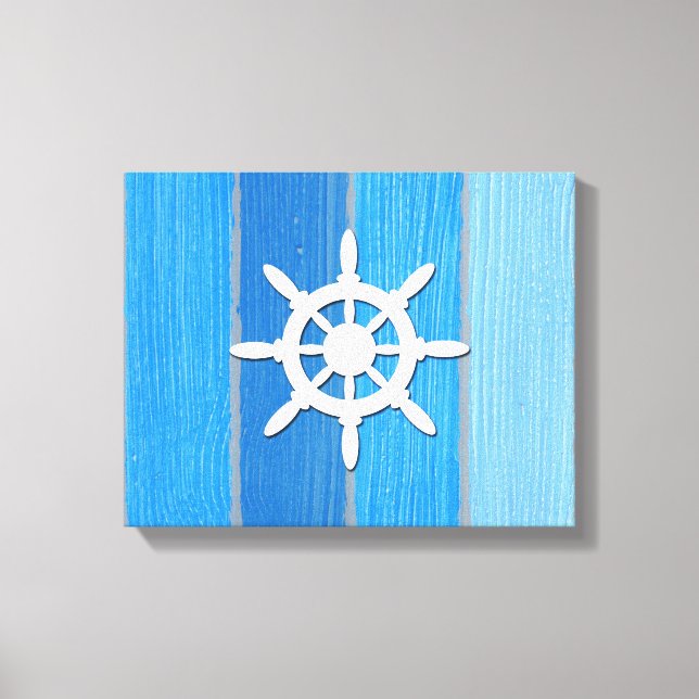 Impressão Em Tela Design com tema náutico (Frente)