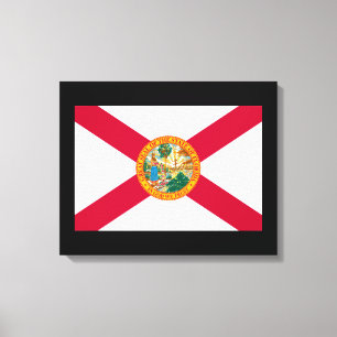 Impressão Em Tela Design da bandeira do estado de Florida
