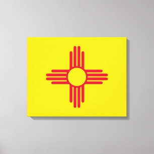 Impressão Em Tela Design da bandeira do estado de New mexico