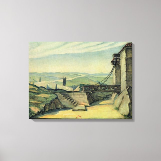 Impressão Em Tela Design da Lei II da ópera "Fidelio" (Frente)