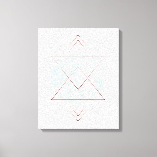 Impressão Em Tela Design de Abstrato de arte geométrica (Frente)