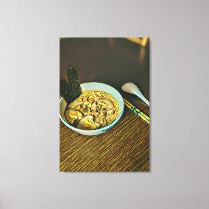 Impressão Em Tela Design de amante de macarrão