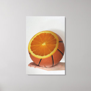 Impressão Em Tela Design de basquete legal