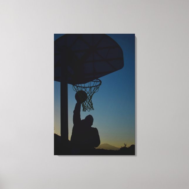 Impressão Em Tela Design de basquetebol (Frente)