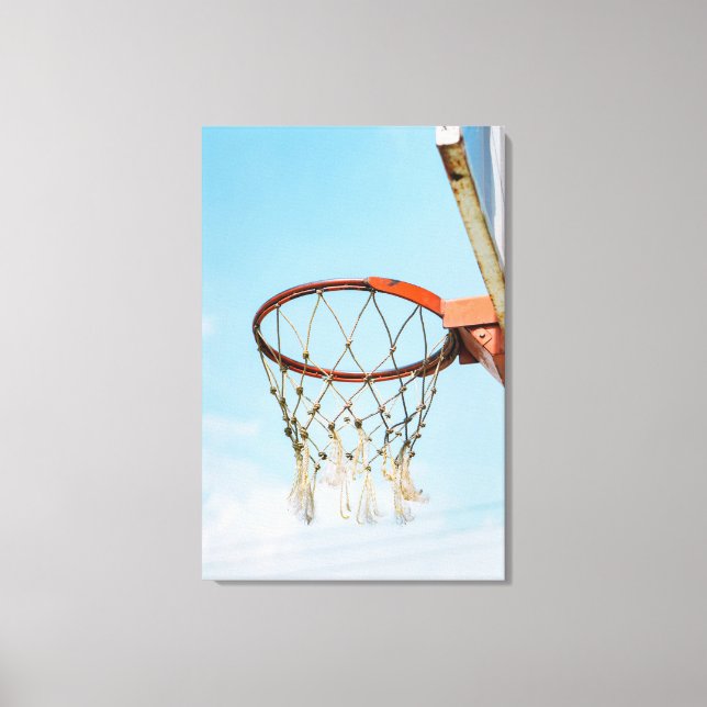 Impressão Em Tela Design de basquetebol (Frente)