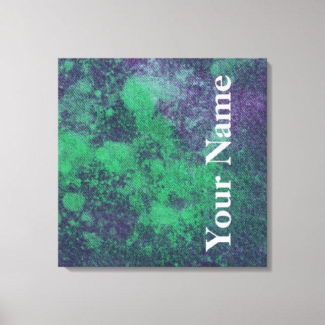 Impressão Em Tela Design de Denim Lavado #2 em Emporio Moffa (Frente)