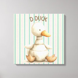 Impressão Em Tela Design de Enfermeiro com Destaque Duck & D Duck
