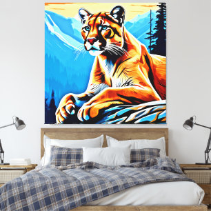 Impressão Em Tela Design de Exibição de Açúcar Alpino