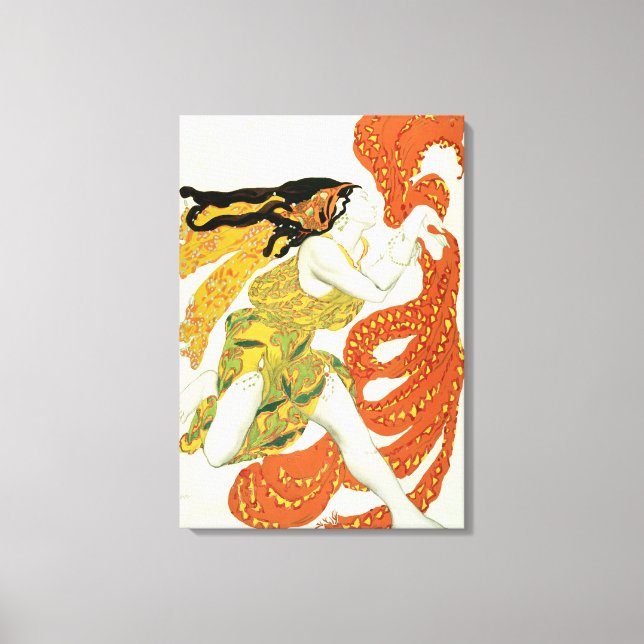 Impressão Em Tela Design de fantasia para um bacchante em 'Narcisse' (Frente)