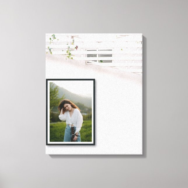 Impressão Em Tela Design de foto do Zazzle (Frente)
