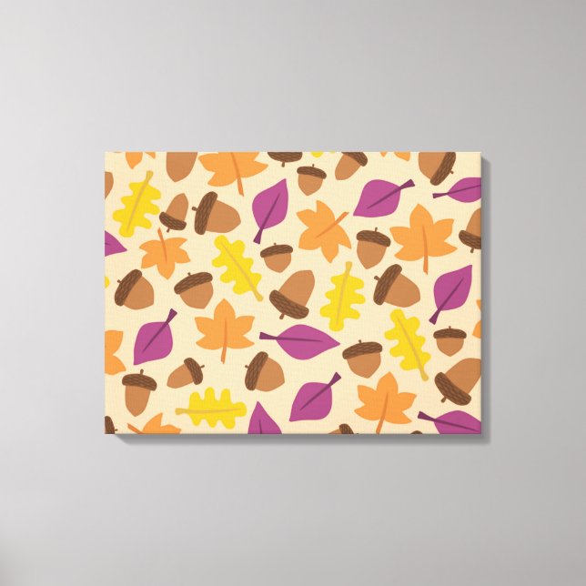 IMPRESSÃO EM TELA DESIGN DE PADRÃO AUTUMN (Frente)