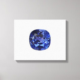 Impressão Em Tela Design de Padrão de Apphire Azul