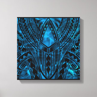 Impressão Em Tela Design de padrão polinésio