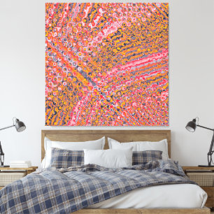 Impressão Em Tela Design de Paisagem Abstrata Quântica