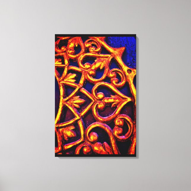 Impressão Em Tela Design de porta árabe (Frente)