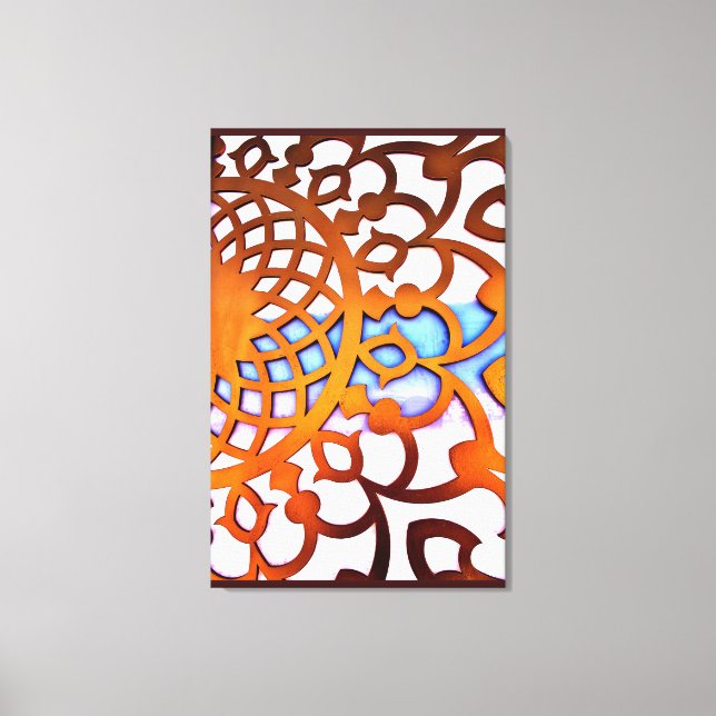 Impressão Em Tela Design de Portão Árabe (Frente)