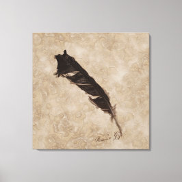 Impressão Em Tela Design de Raven's Feather Bird-lover