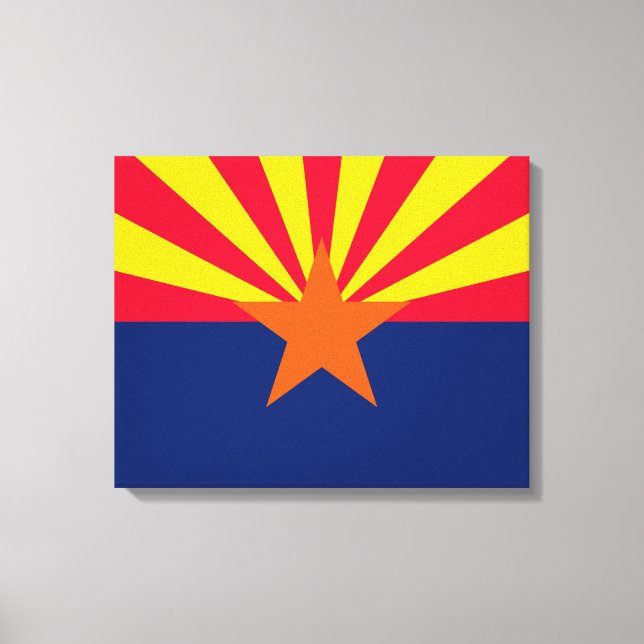 Impressão Em Tela Design de Sinalizador do Estado da arizona (Frente)