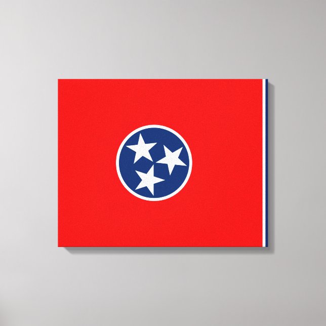 Impressão Em Tela Design de Sinalizador do Estado do Tennessee (Frente)