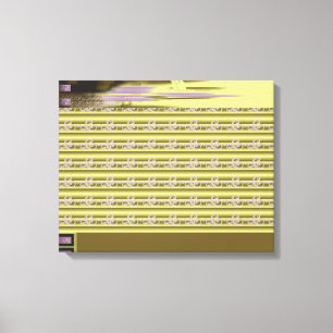 Impressão Em Tela design de um vaso com flores nele