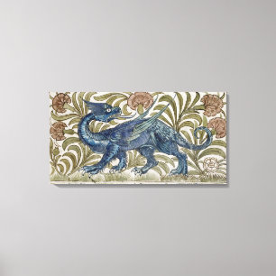 Impressão Em Tela Design do "dragão" para um azulejo (w/c no papel)