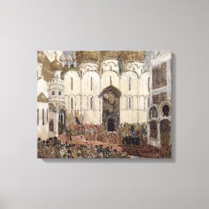 Impressão Em Tela Design do palco para Boris Godunov