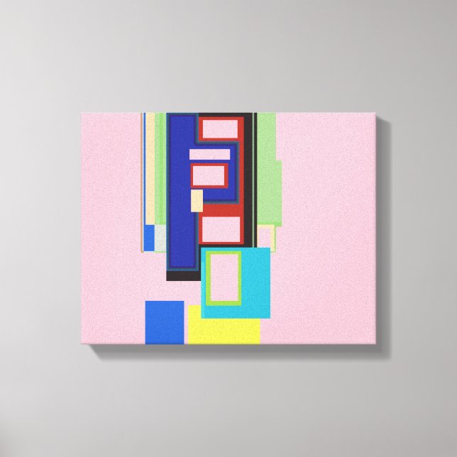 Impressão Em Tela Design moderno (Frente)