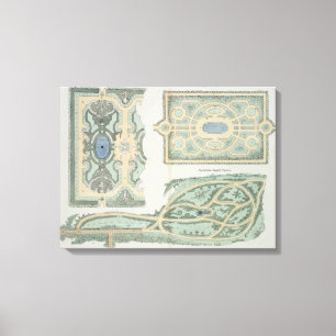 Impressão Em Tela Design para o francês, o inglês inglês e modern