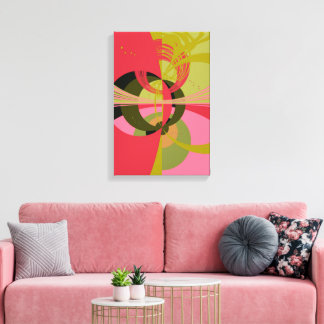 Impressão Em Tela Design Style Art Déco