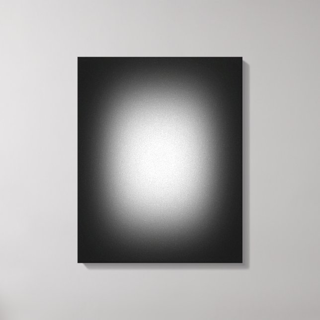 Impressão Em Tela Destaque branco sobre preto (Frente)
