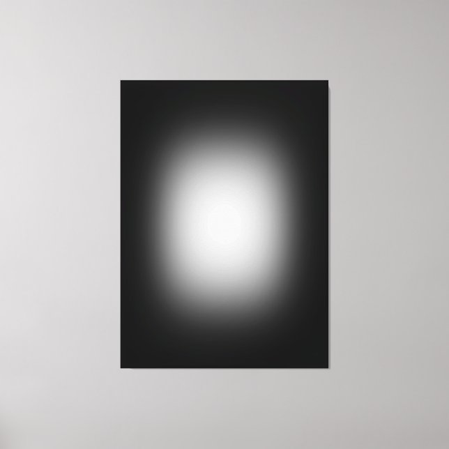 Impressão Em Tela Destaque branco sobre preto (Frente)