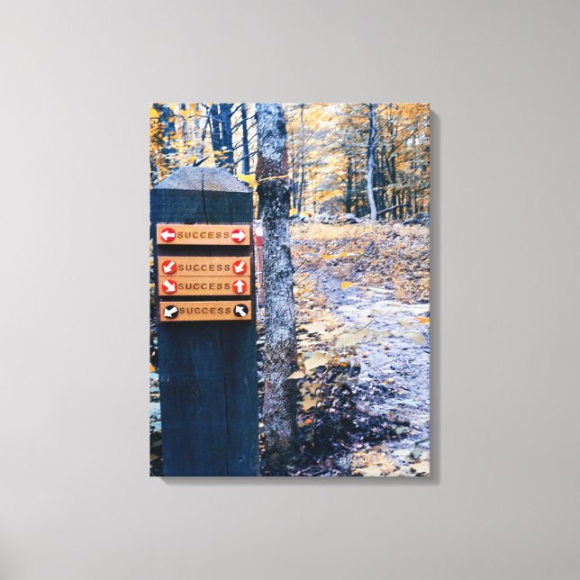 Impressão Em Tela Destino "Sucesso" (Frente)