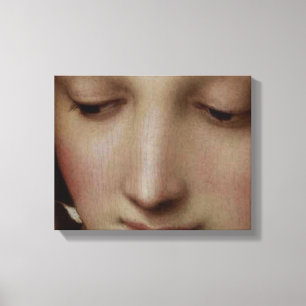 Impressão Em Tela Detalhe da Madona do Prado