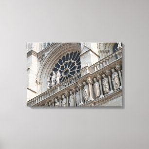Impressão Em Tela Detalhe da Notre Dame