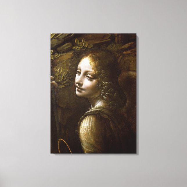 Impressão Em Tela Detalhe do Anjo, da Virgem do (Frente)