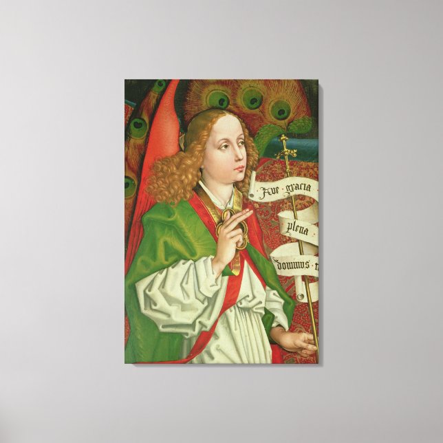 Impressão Em Tela Detalhe do Arcanjo Gabriel (Frente)