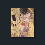 Impressão Em Tela Detalhe do Beijo - Gustav Klimt<br><div class="desc">Famoso quadro romântico de Gustav Klimt. O Beijo é uma bela obra-prima para verdadeiros amantes da arte do excelente. Este é um detalhe maravilhoso desta pintura clássica.</div>