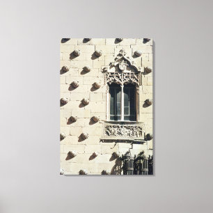 Impressão Em Tela Detalhe do exterior das casas de la Conchas