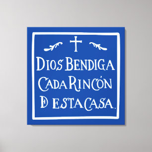 Impressão Em Tela Deus abençoe cada canto